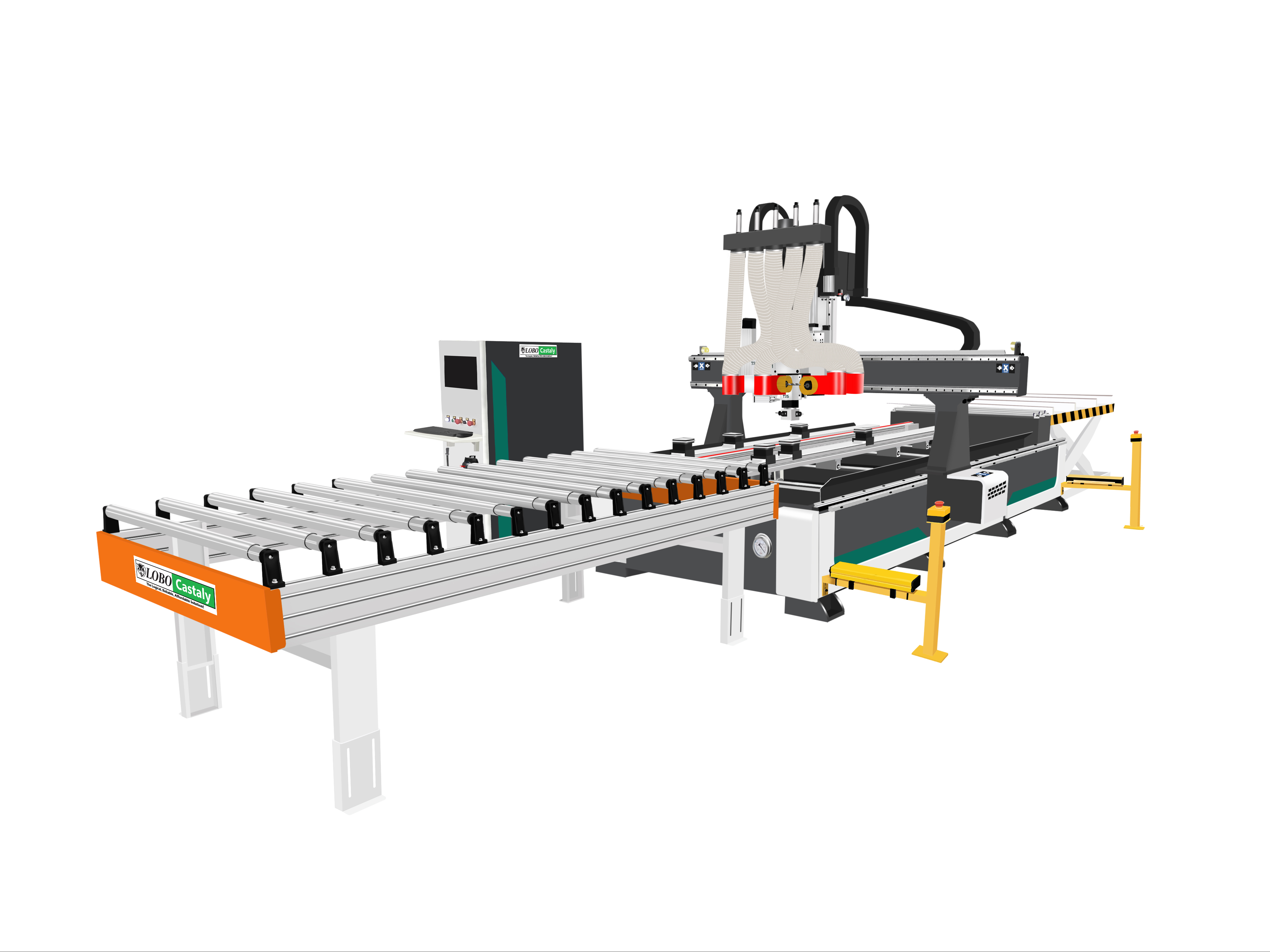 Ares CNC Door Processing Machine Center (Top & 4 Edges)