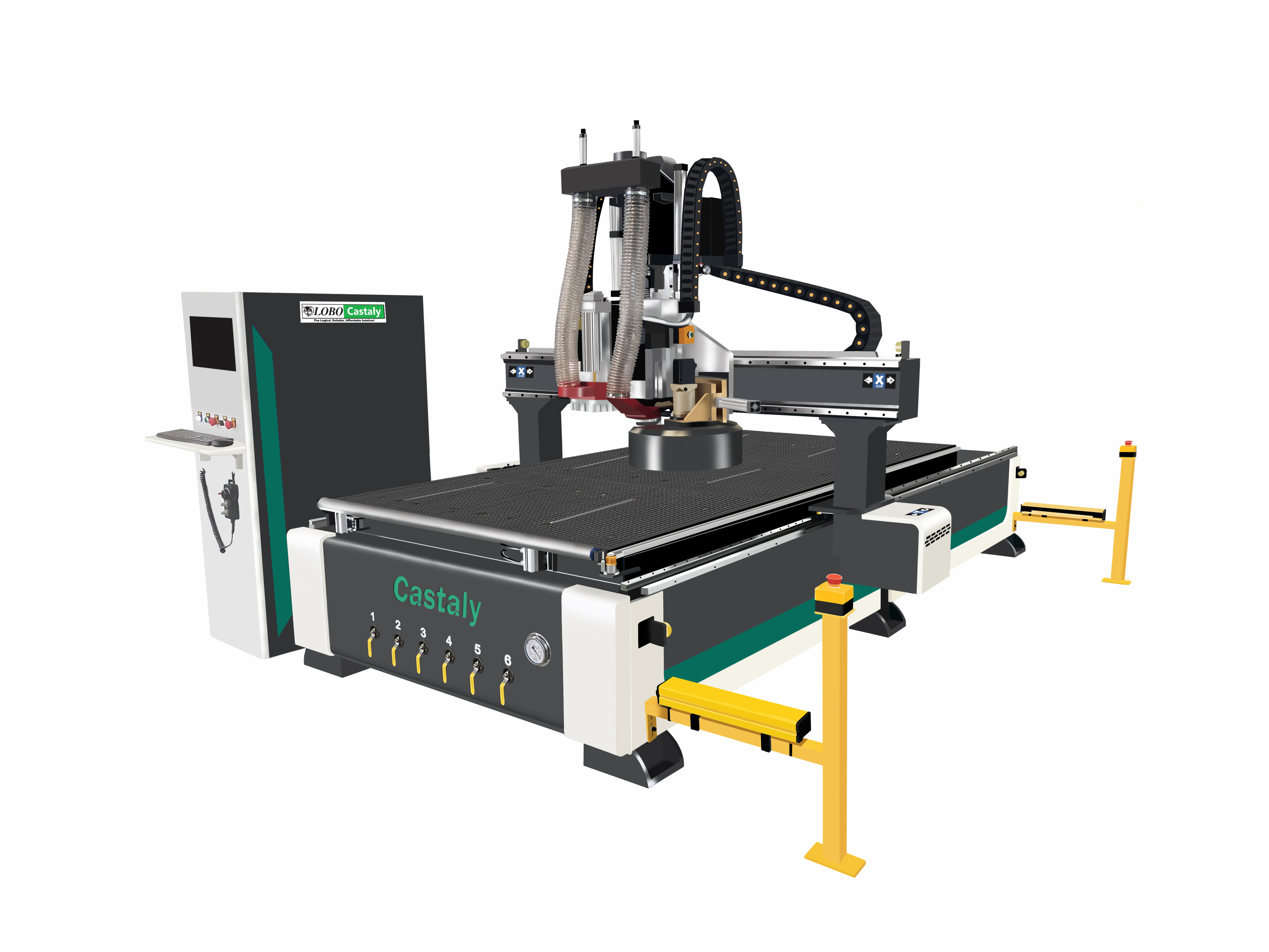 Super CNC Router (Rotary 12 Tools ATC)